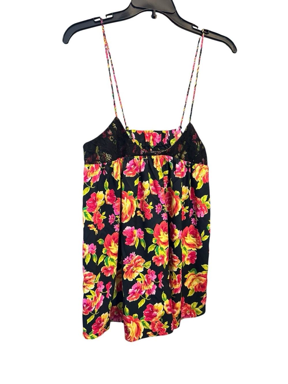 Vintage Victoria’s Secret Floral Babydoll Sleep Nightgown Small